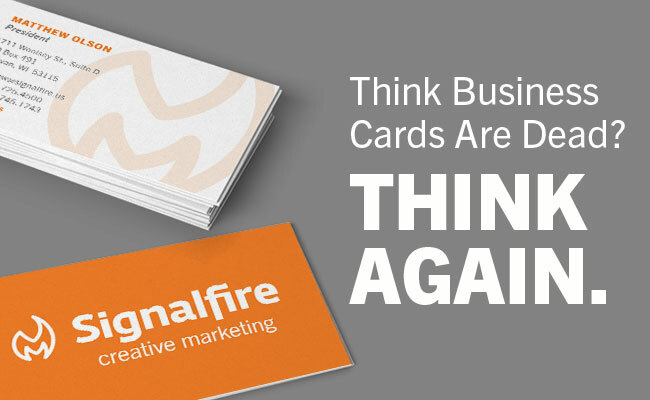 thing business cards are dead? think again!