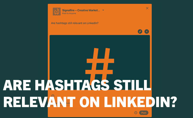 linkedin hashtags are ready to vanish