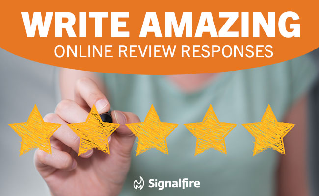 Online review response